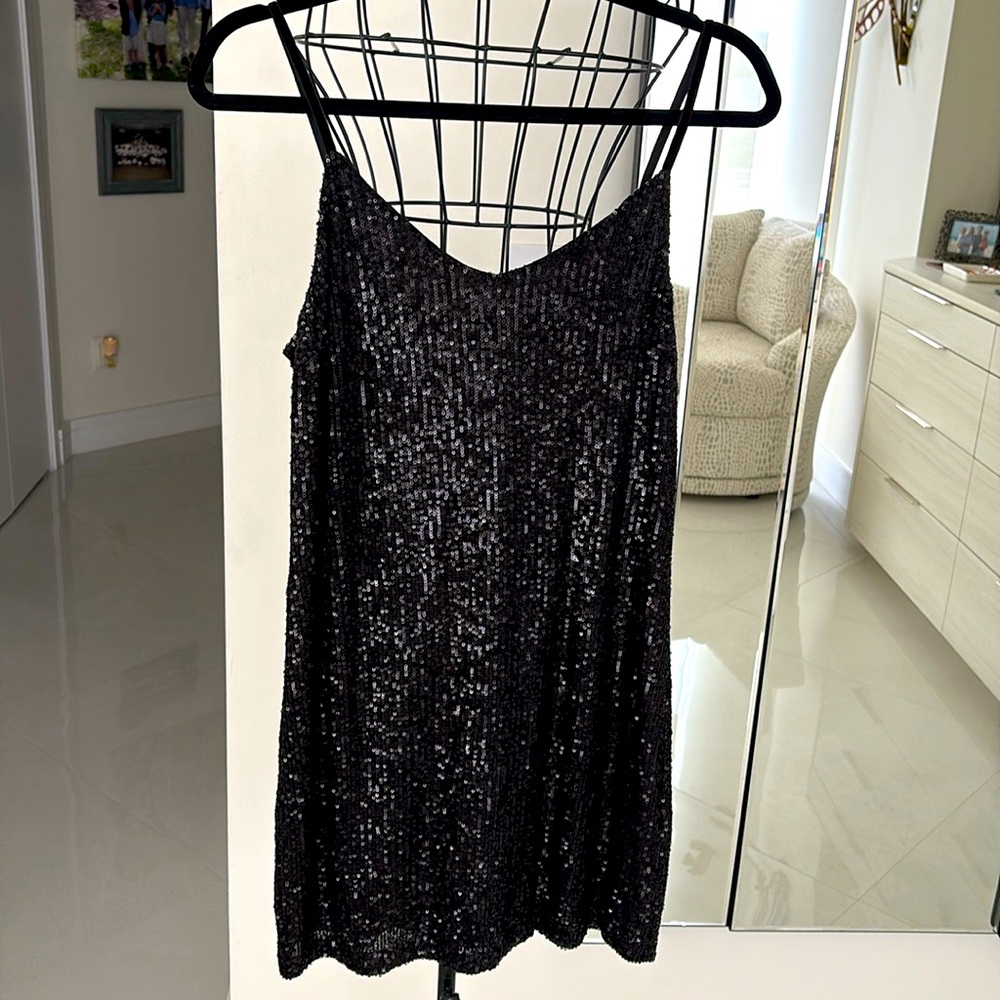NWT LUV BETSEY SEQUIN SLIP MINI DRESS